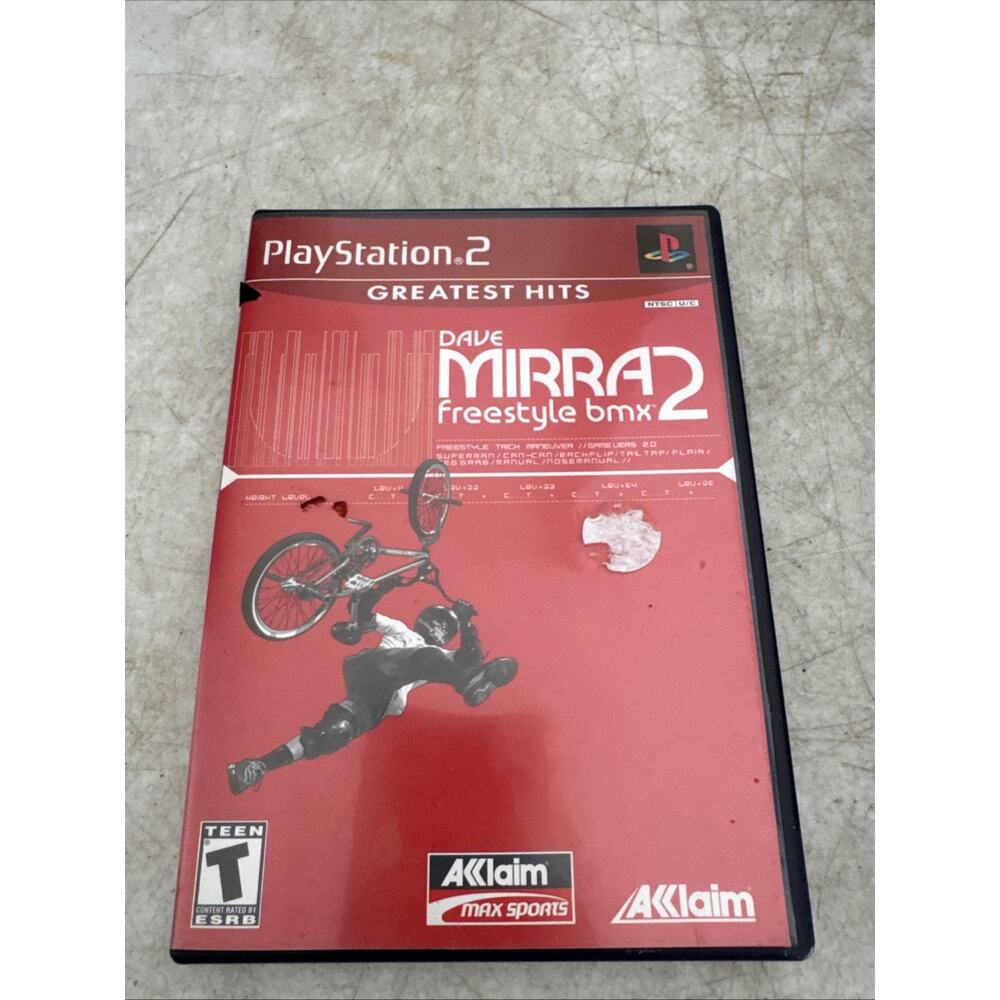 Dave Mirra Freestyle BMX 2 Greatest Hits (Sony PlayStation 2, 2002)